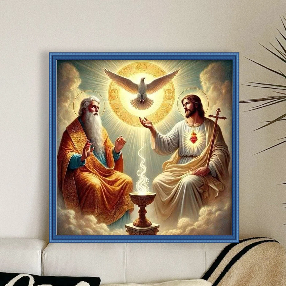 Jesus - 11CT Stamped Cross Stitch 45*45CM