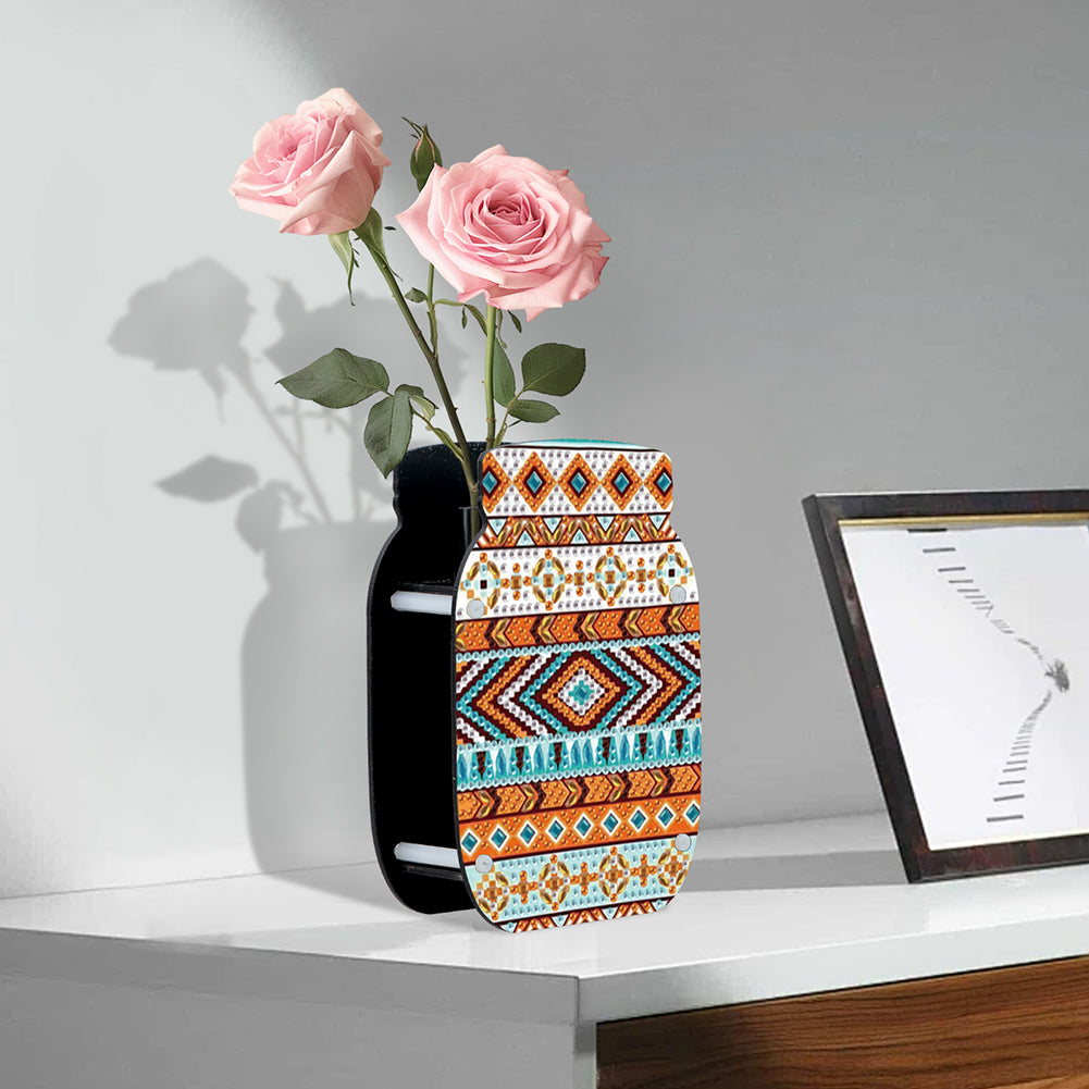 Dog Acrylic Double Sided Special Shape Diamond Painting Vase Bedroom Table Decor