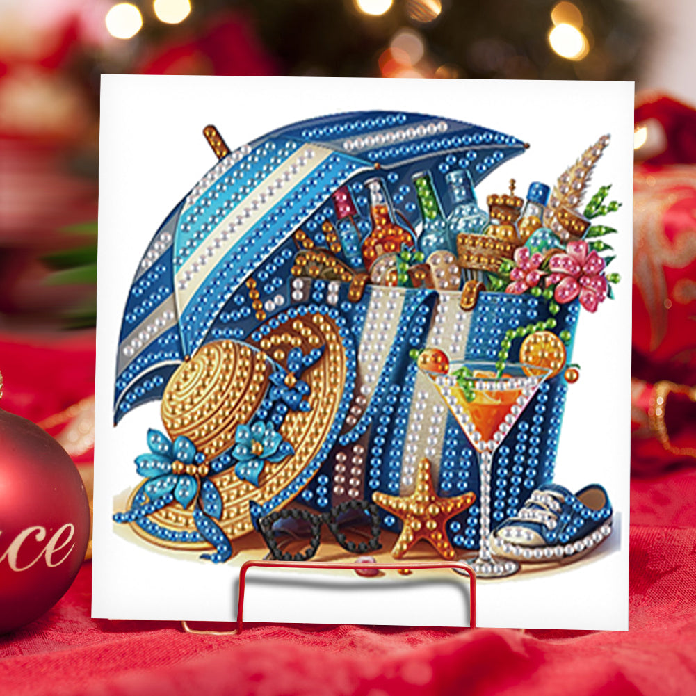 6Pcs Bouquet DIY Diamond Painting Card Diamond Drawing Card for Adults Beginners