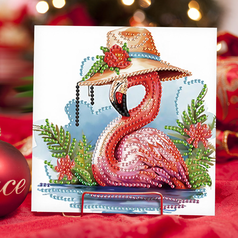 6Pcs Bouquet DIY Diamond Painting Card Diamond Drawing Card for Adults Beginners