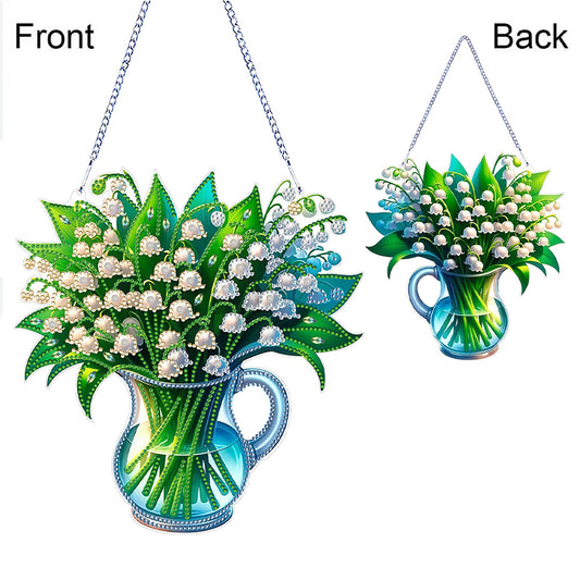 Acrylic Special Shape Animals Diamond Painting Ornaments for Garden Window Decor