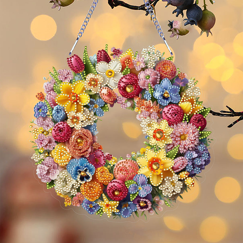 Acrylic Special Shape Animals Diamond Painting Ornaments for Garden Window Decor