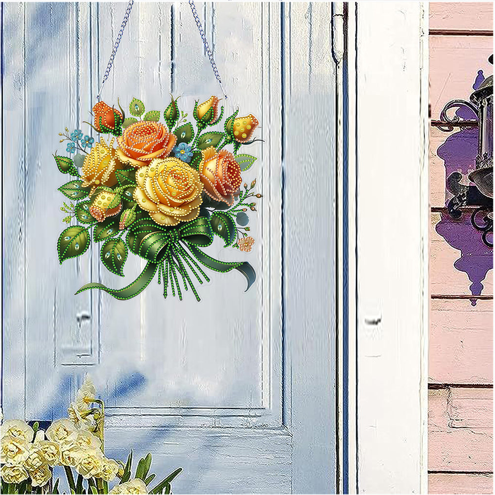 Acrylic Special Shape Animals Diamond Painting Ornaments for Garden Window Decor