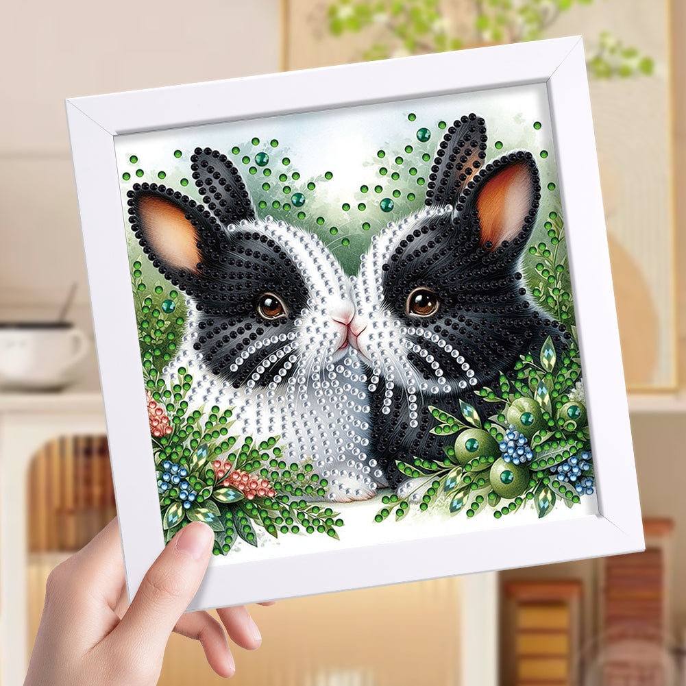 Rabbit - Special Shaped Drill Diamond Painting 18*18CM