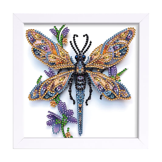 Dragonfly - Special Shaped Drill Diamond Painting 18*18CM