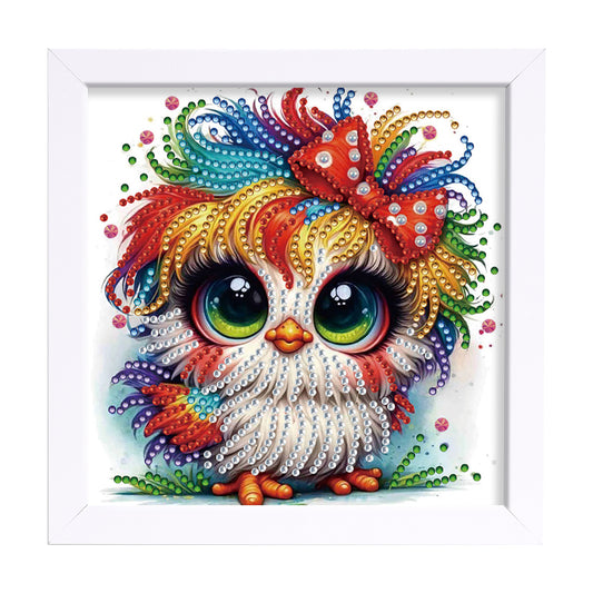 Colorful Chicken - Special Shaped Drill Diamond Painting 18*18CM