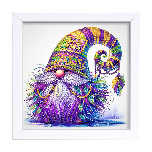 Bearded Gnome - Special Shaped Drill Diamond Painting 18*18CM