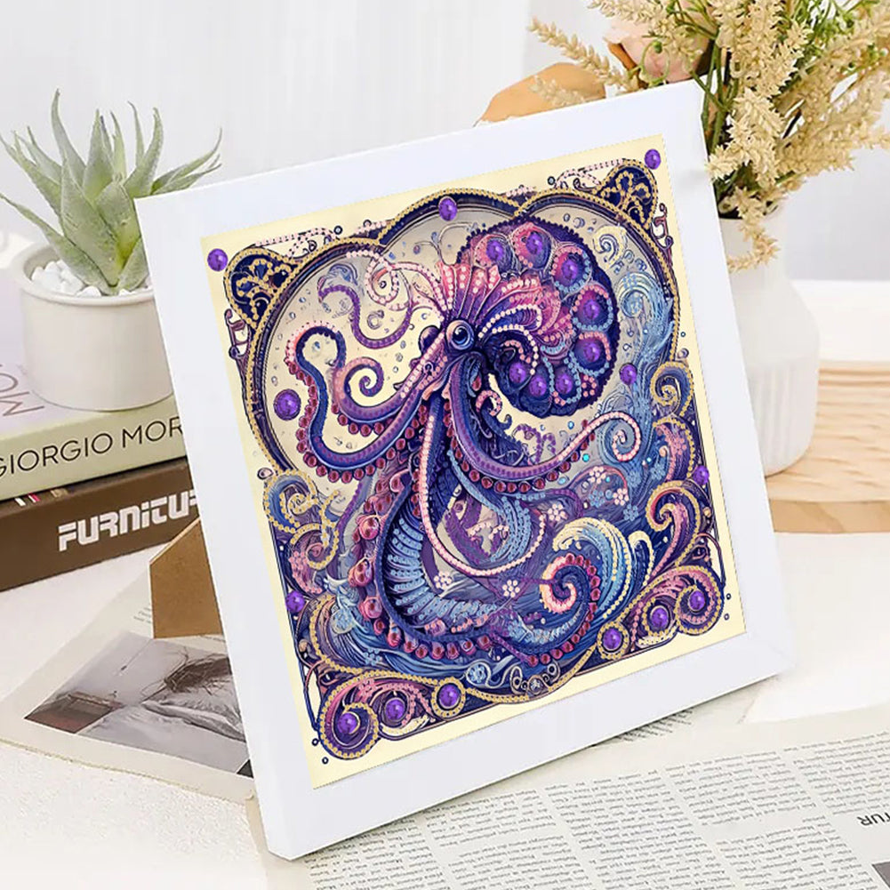 Octopus - Special Shaped Drill Diamond Painting 30*30CM