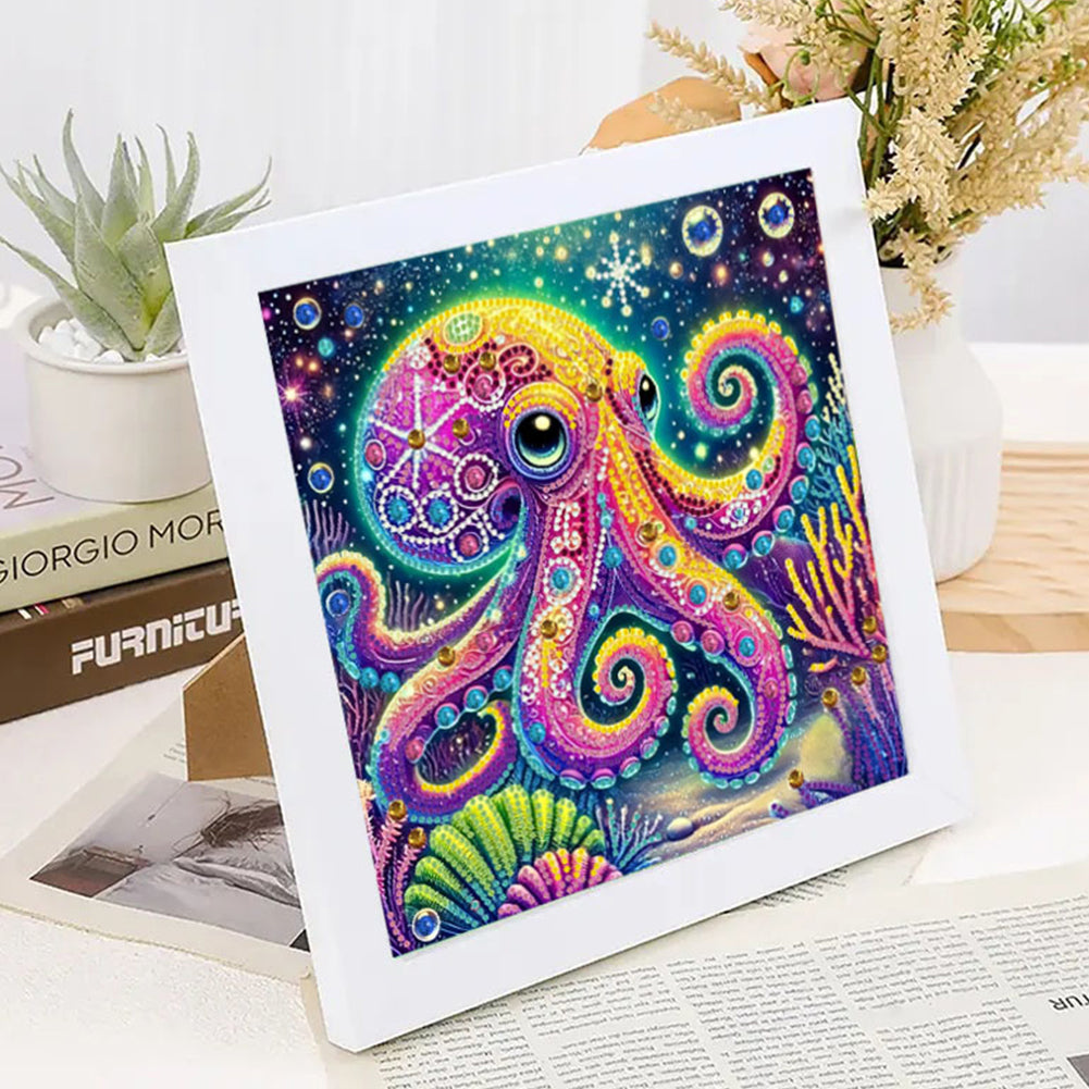 Octopus - Special Shaped Drill Diamond Painting 30*30CM