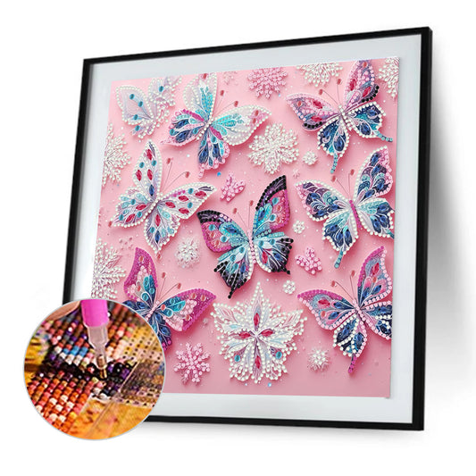Butterfly - Special Shaped Drill Diamond Painting 30*30CM
