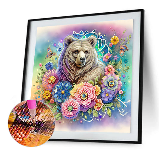 Bear - Special Shaped Drill Diamond Painting 30*30CM