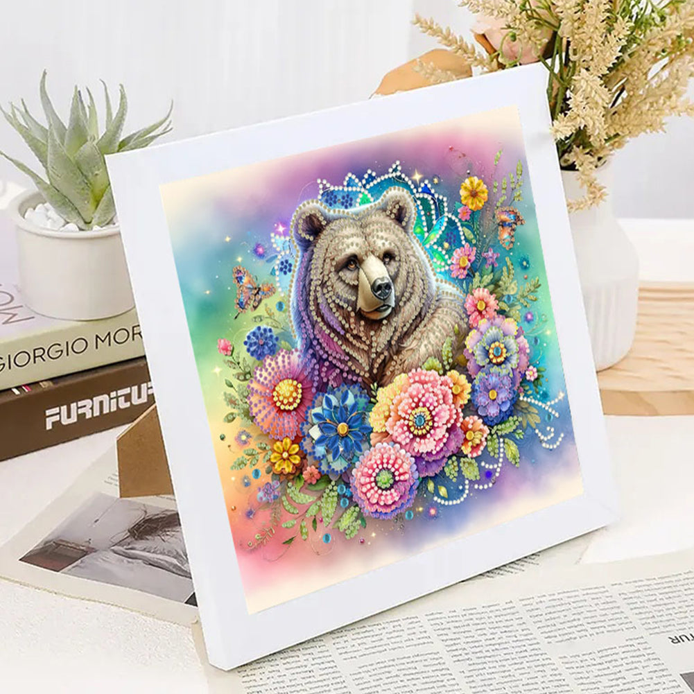 Bear - Special Shaped Drill Diamond Painting 30*30CM