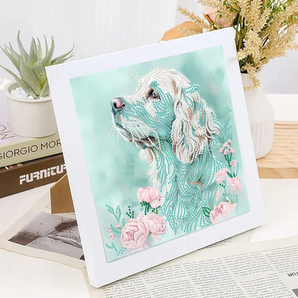 Dog - Special Shaped Drill Diamond Painting 30*30CM