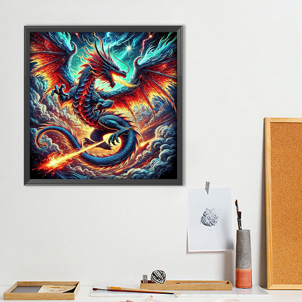 Dragon - Full Round Drill Diamond Painting 40*40CM