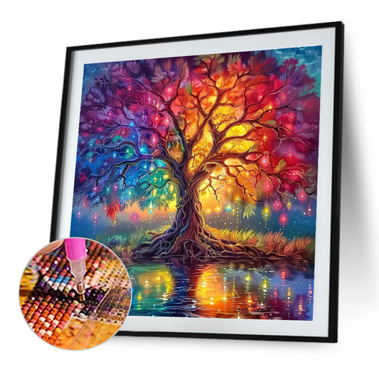Dream Tree - Full Round Drill Diamond Painting 50*50CM