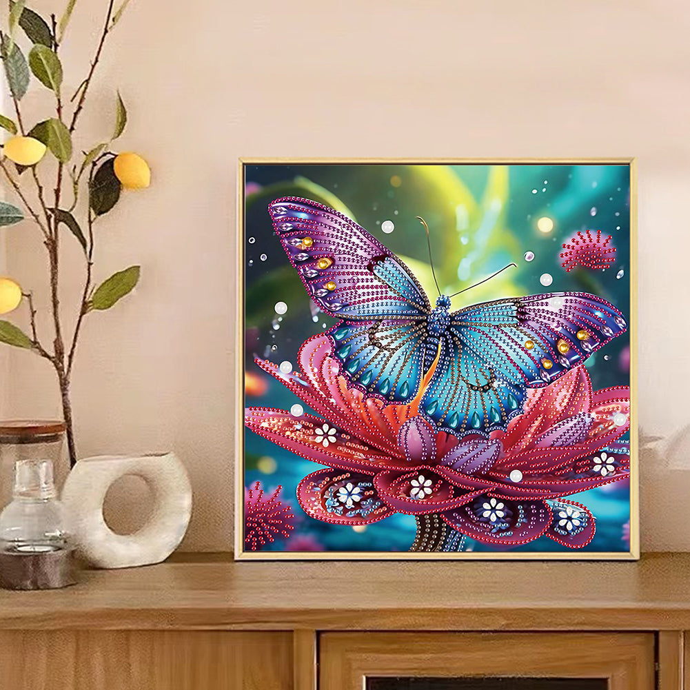 Butterfly - Special Shaped Drill Diamond Painting 30*30CM