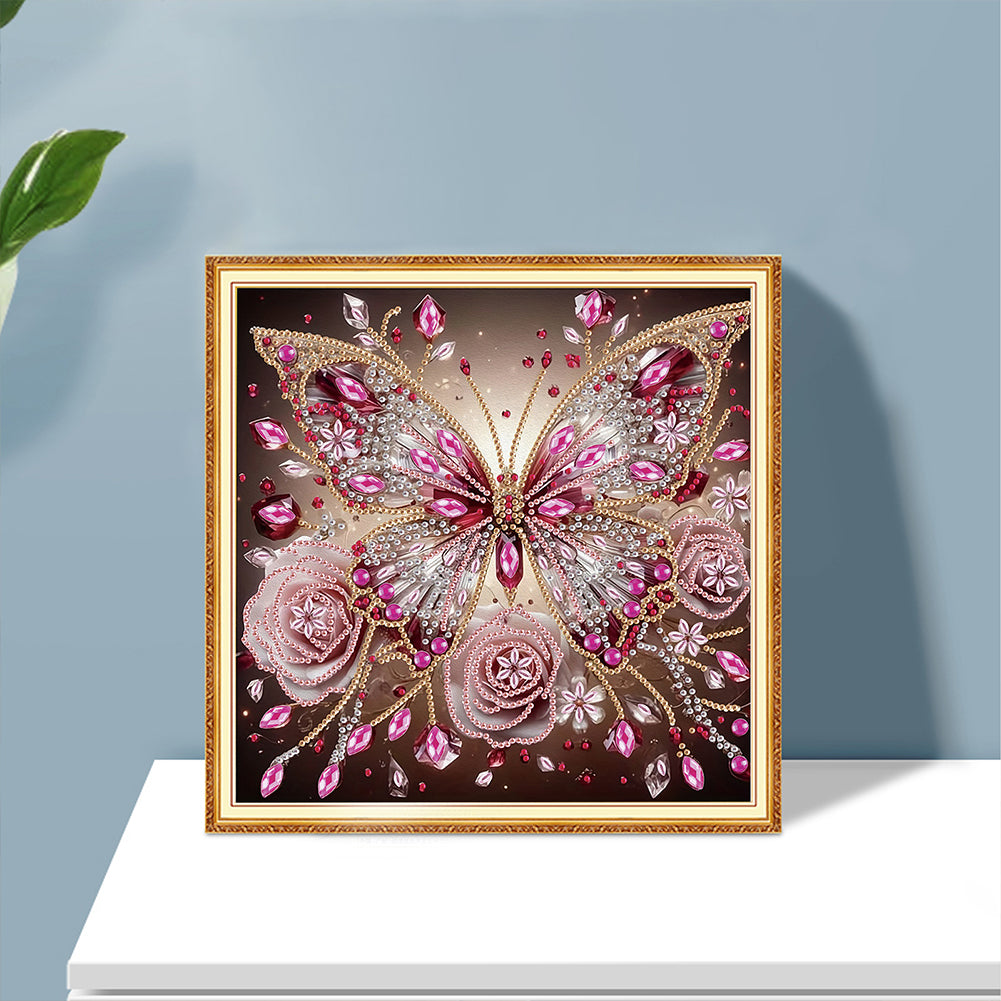 Butterfly - Special Shaped Drill Diamond Painting 30*30CM