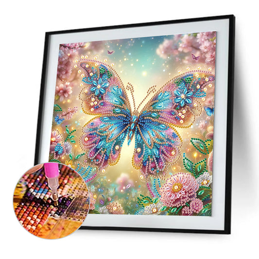 Butterfly - Special Shaped Drill Diamond Painting 30*30CM