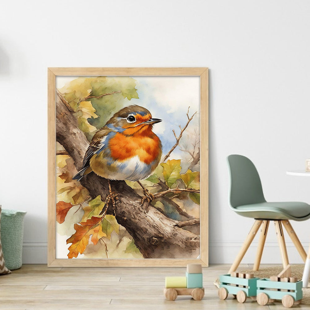 Robin - 11CT Stamped Cross Stitch 40*50CM