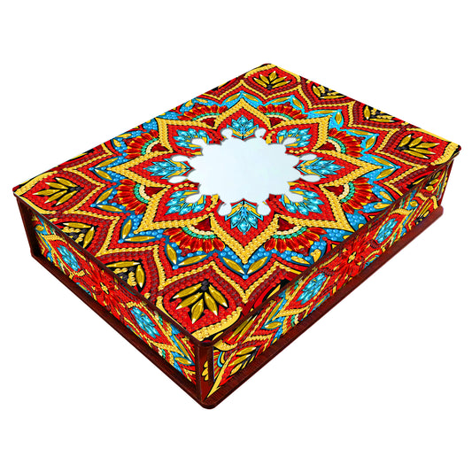 Diamond Painting Storage Box DIY 5D Diamond Painting Jewelry Box for Women Girls