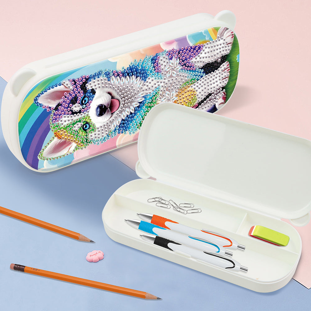 DIY Diamond Painting Pencil Case for Pens Brushes Accessories Travel Pencil Case