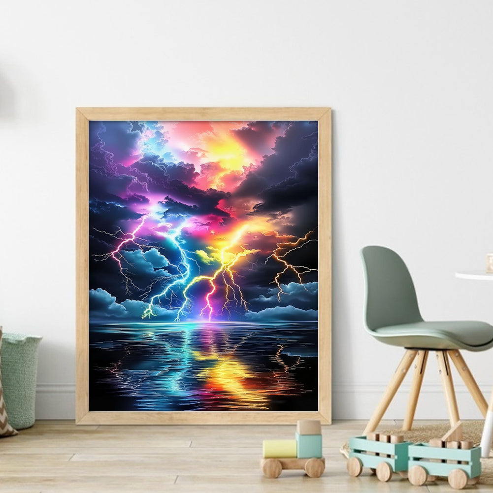 Lightning - 11CT Stamped Cross Stitch 40*50CM