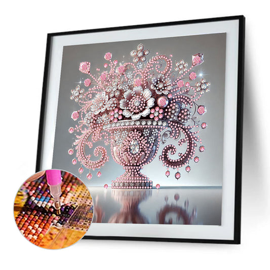 Gem Vase - Special Shaped Drill Diamond Painting 30*30CM
