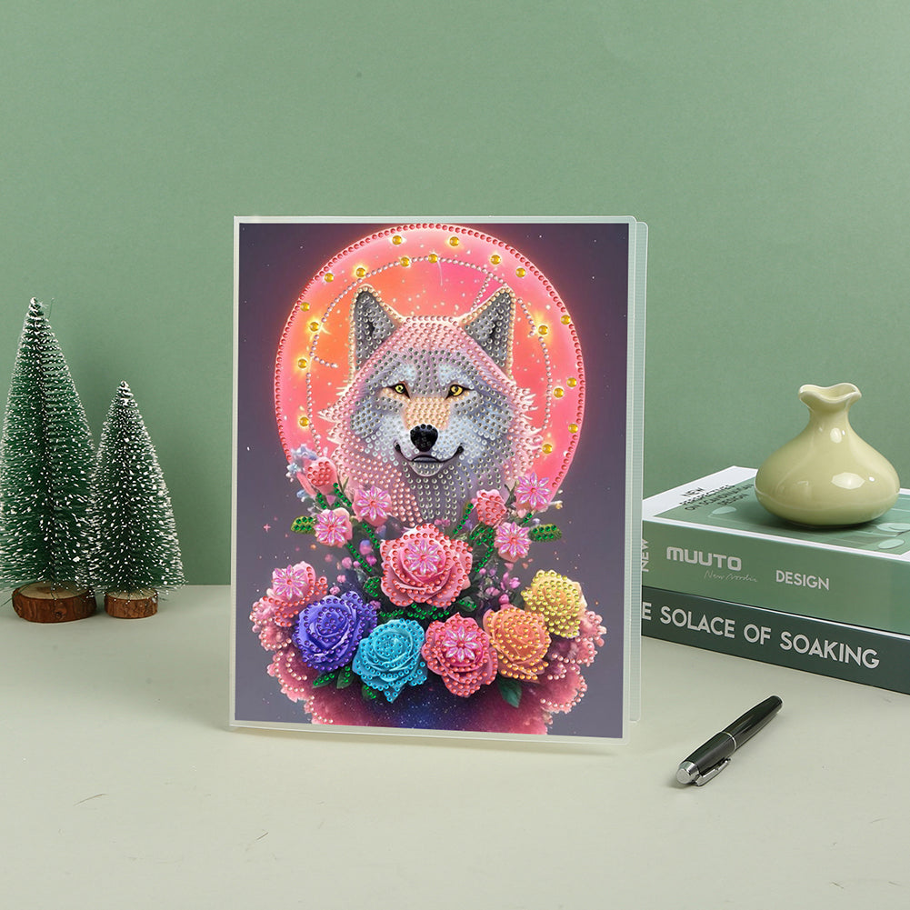DIY Special Shaped Diamond Painting Notebook 50 Pages A5 Diamond Art Diary Book