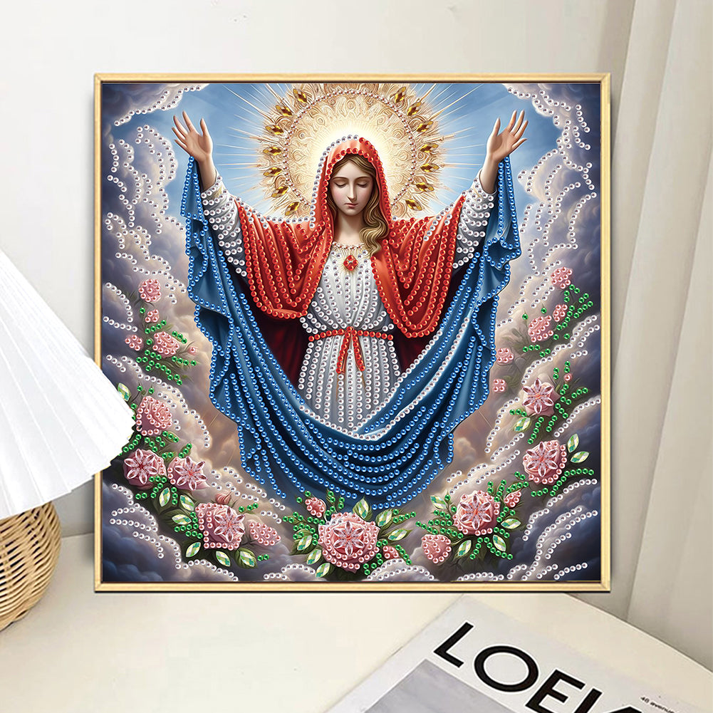 Religion Madonna - Special Shaped Drill Diamond Painting 30*30CM