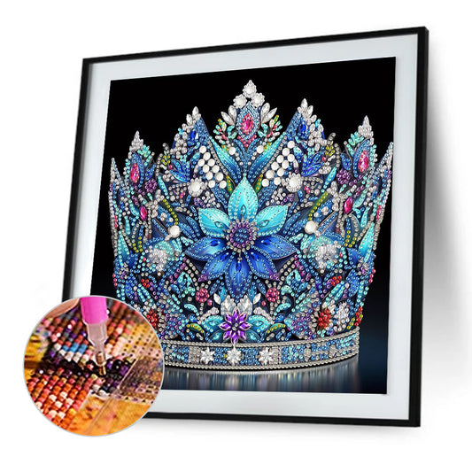 Gorgeous Crown - Special Shaped Drill Diamond Painting 30*30CM