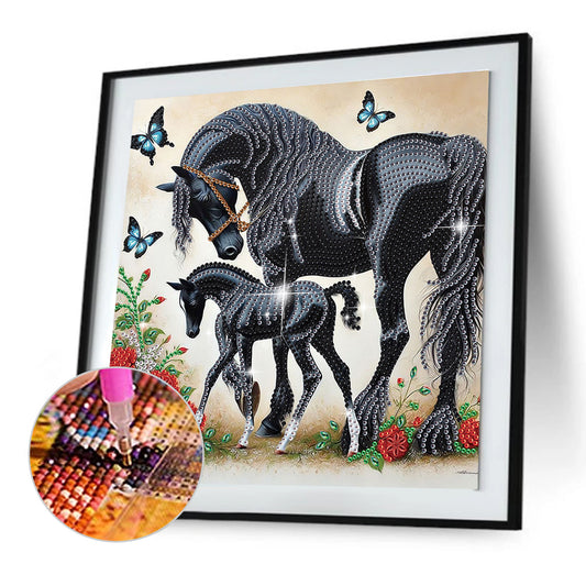 Horse - Special Shaped Drill Diamond Painting 30*30CM