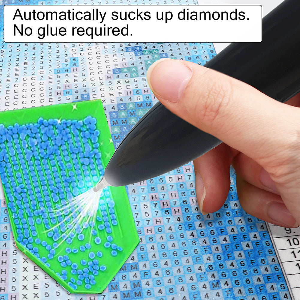 Electric Diamond Painting Pen Wireless Vacuum Diamond Art Pen Rhinestone Picker