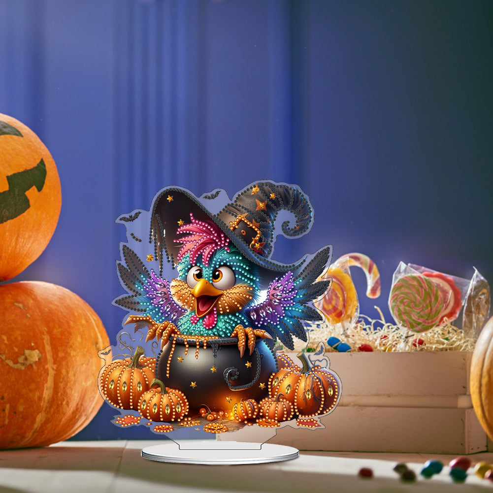 2D Flat DIY Diamond Painting Desktop Ornaments Kit for Home Office Desktop Decor