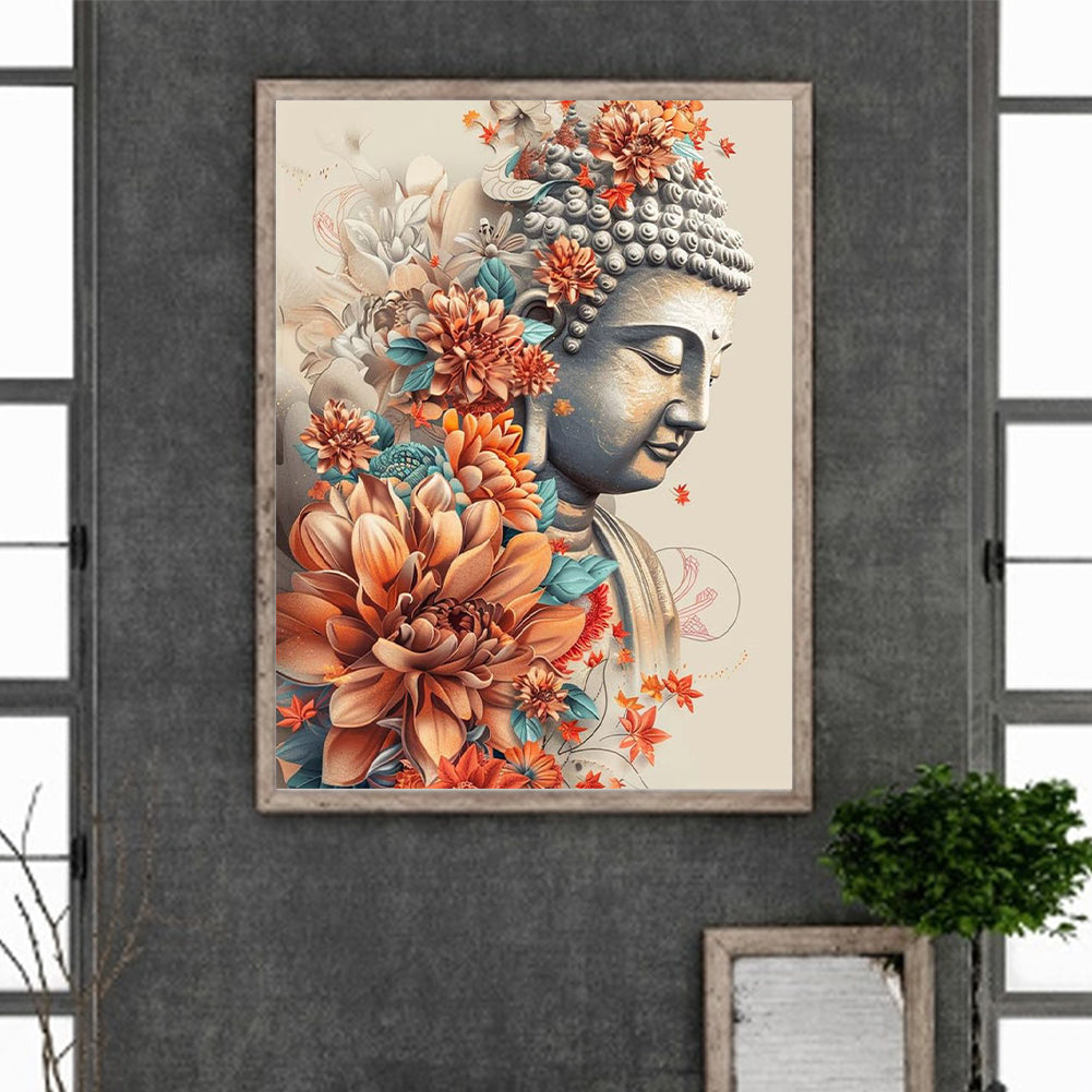 Buddha Statue - Full Round Drill Diamond Painting 30*40CM