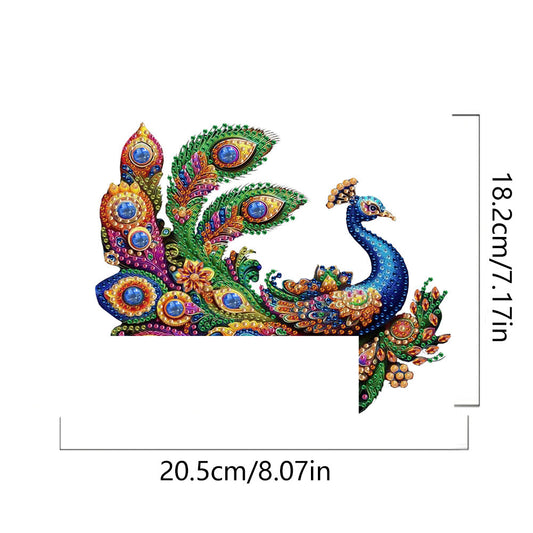 2D Flat Diamond Painting Door Corner Sign DIY Diamond Art Door Right Angle Sign