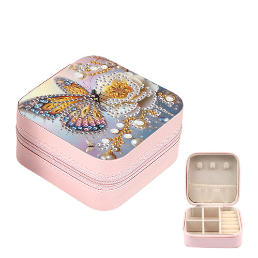 DIY Diamond Painting Kit Rotatable Mirror with Diamond Painting Jewelry Box
