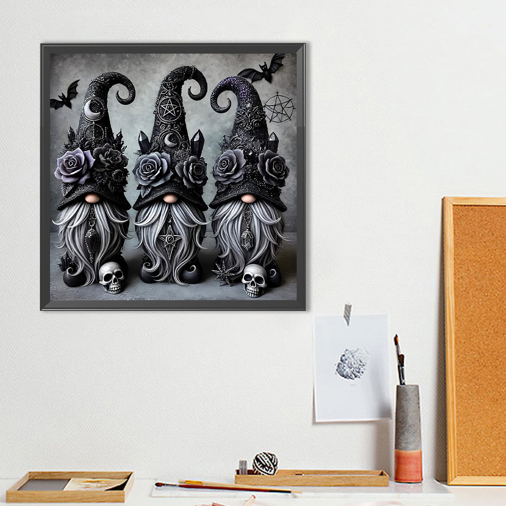 Dark Gnome - Full Round Drill Diamond Painting 40*40CM