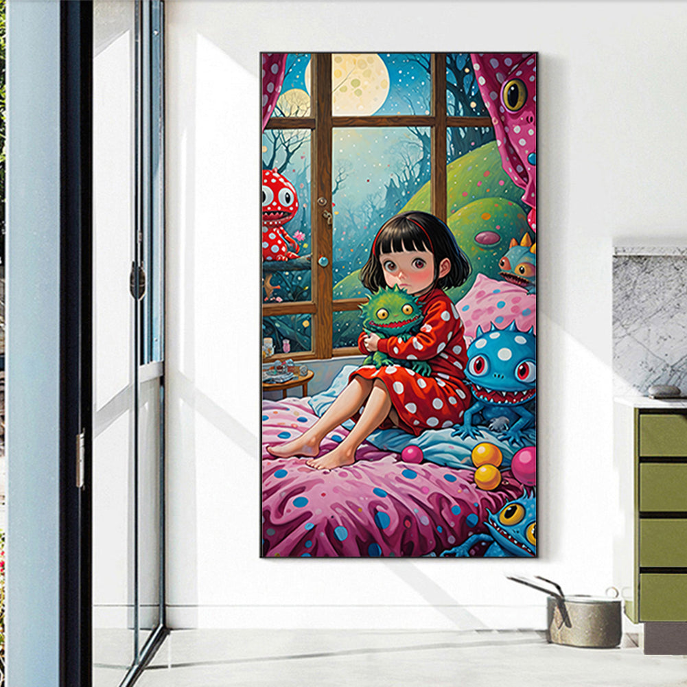 Freaky Girl - Full Round Drill Diamond Painting 40*70CM