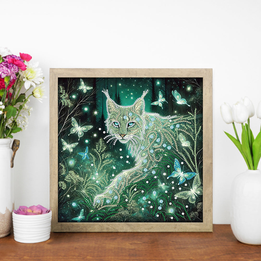 Cat - Special Shaped Drill Diamond Painting 30*30CM
