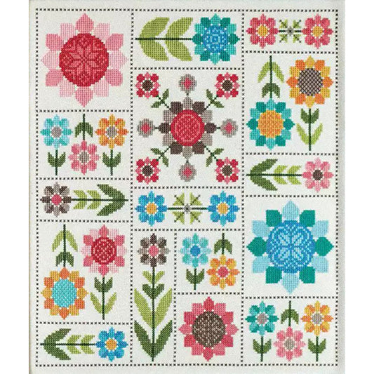 Puzzle May Garden - 14CT Stamped Cross Stitch 38*41CM(Xiaobai Brand)