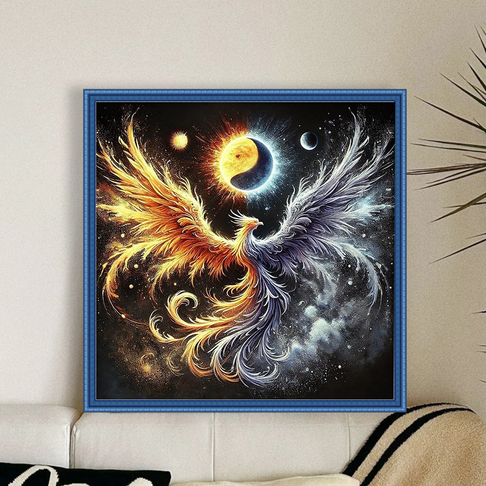 Phoenix - 11CT Stamped Cross Stitch 40*40CM