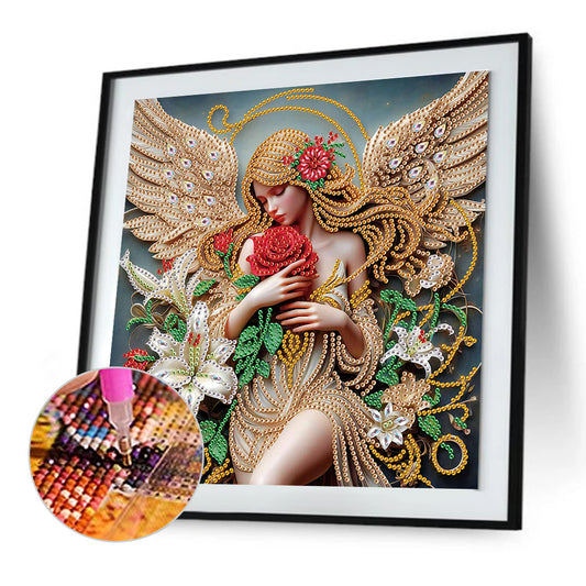 Angel Fairy - Special Shaped Drill Diamond Painting 30*30CM