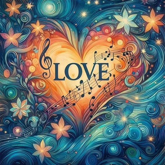 Love Notes - 11CT Stamped Cross Stitch 40*40CM