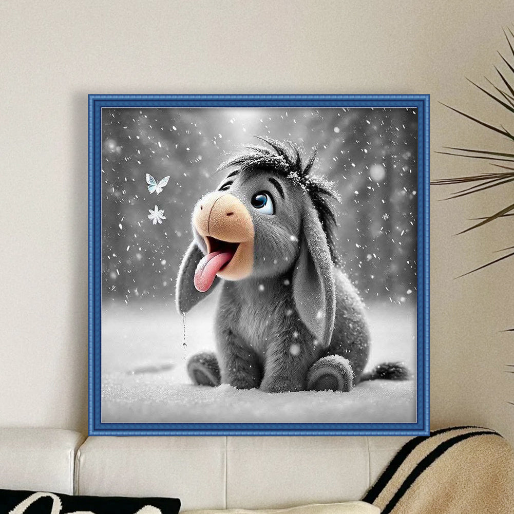 Donkey - Stamped Cross Stitch 20*20CM