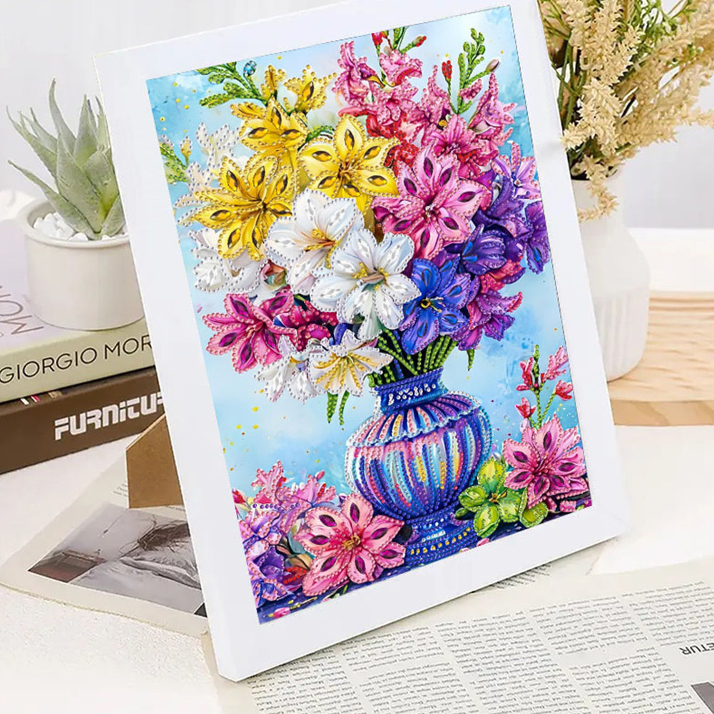 Vase - Special Shaped Drill Diamond Painting 30*40CM