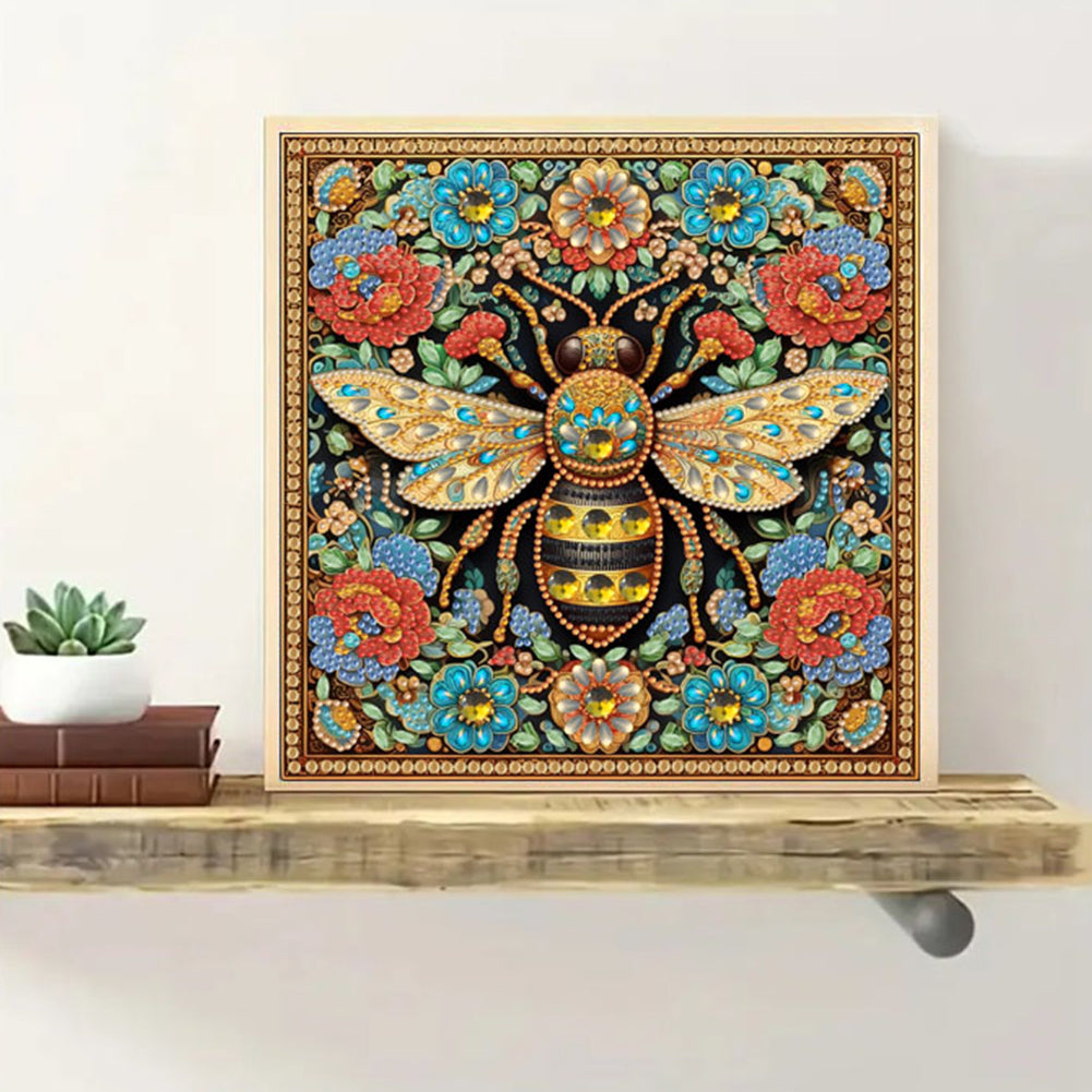 Bee - Special Shaped Drill Diamond Painting 30*30CM
