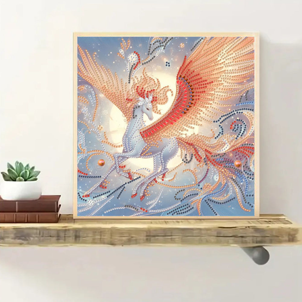 Horse With Wings - Special Shaped Drill Diamond Painting 30*30CM