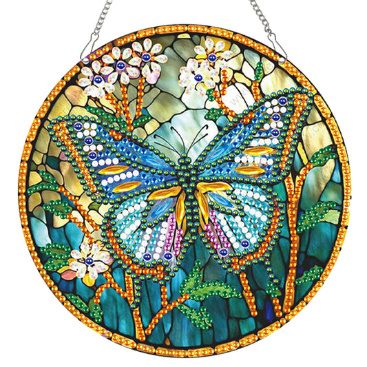2pcs Animal Theme 2D Flat DIY Diamond Art Pendant Wall Decor for Home & Windows