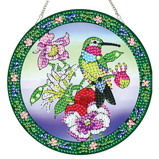 2pcs Animal Theme 2D Flat DIY Diamond Art Pendant Wall Decor for Home & Windows