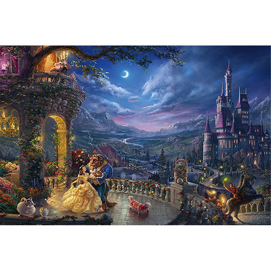 Beauty And The Wild Beasts - 18CT Stamped Cross Stitch 80*55CM
